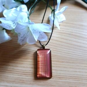 Plaid Pendant